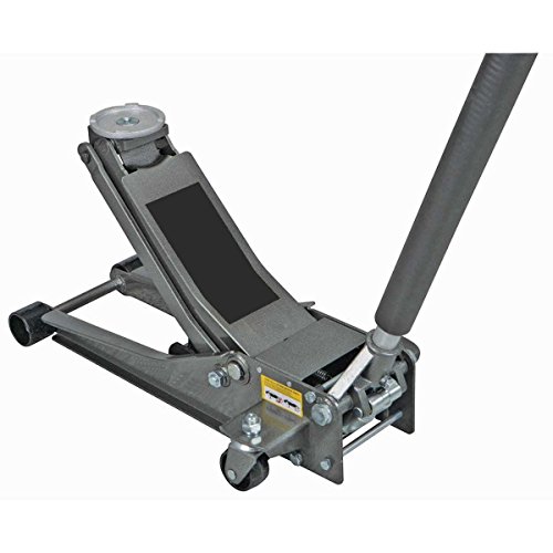 Pittsburgh Automotive 3 Ton Heavy Duty Ultra Low Profile Steel Floor Jack with Rapid Pump Quick Lift
