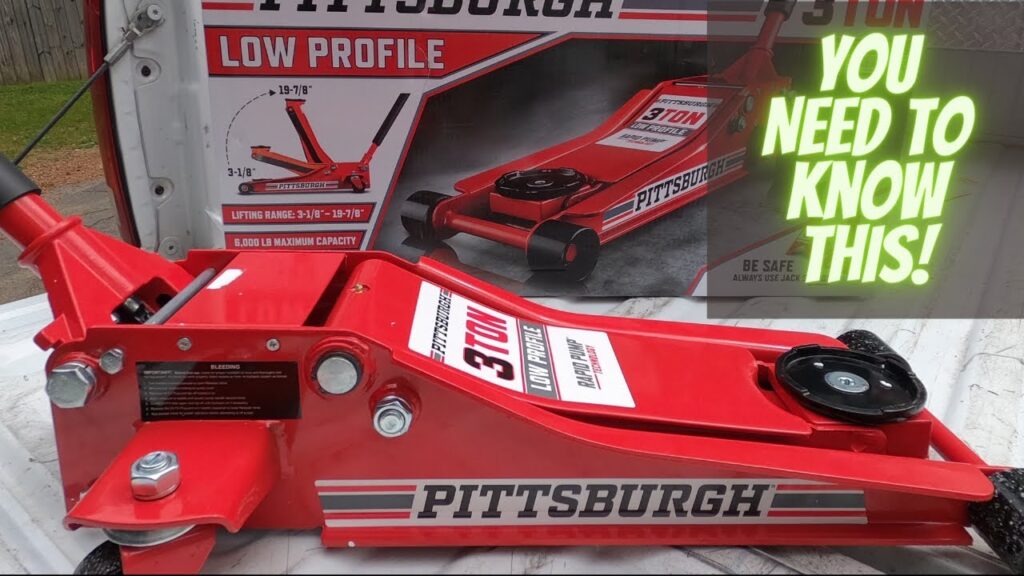 Buy the Best Pittsburgh 3 Ton Low Profile Floor Jack with Rapid Pump
