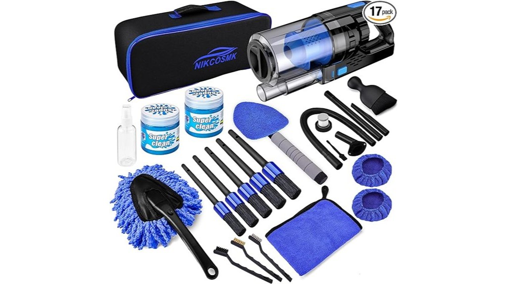 car detailing vacuum kit