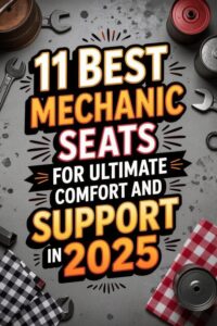 comfortable mechanic seat options