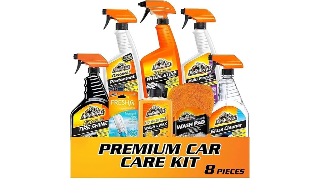comprehensive car care kit