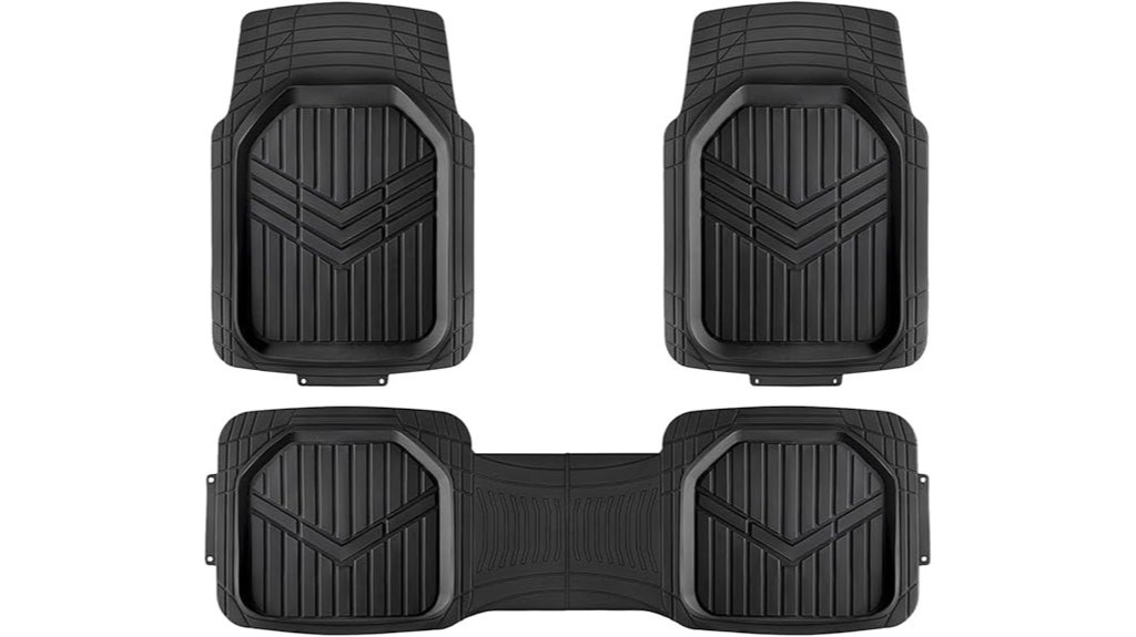 durable rubber car mats