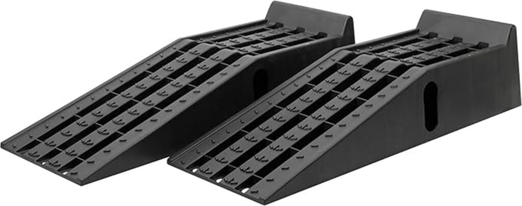 Ironton 12,000-Lb. GVW Poly Car Ramp Review 1 heavy duty poly car ramp