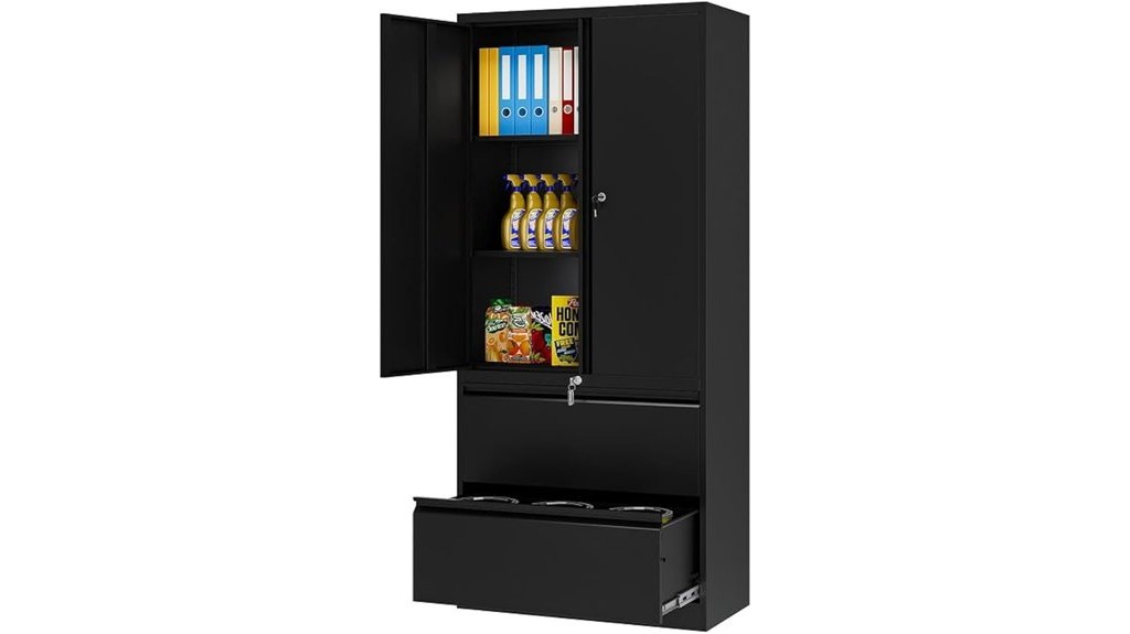 lateral filing cabinet storage