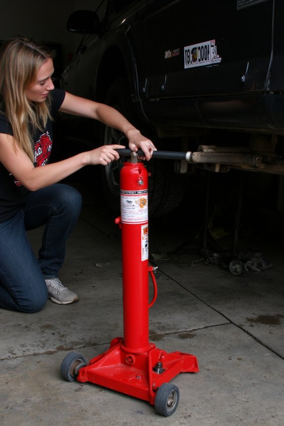 leak proof hydraulic jack safety