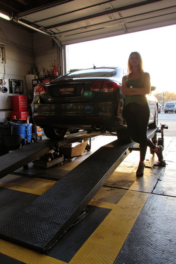 Ironton 12,000-Lb. GVW Poly Car Ramp Review 3 lightweight durable ramp design