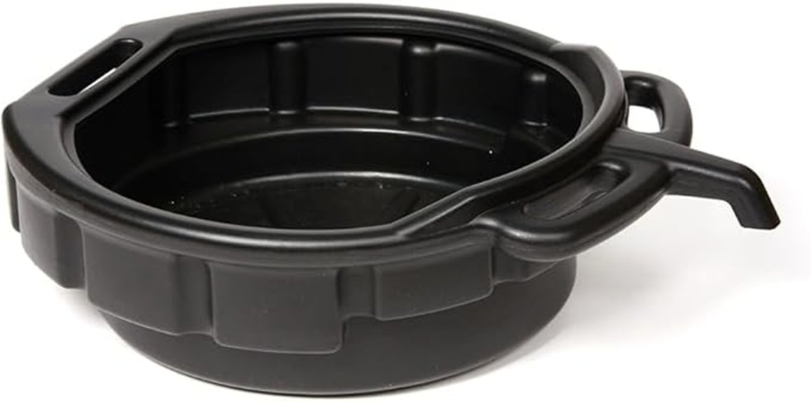 oil change drain pan