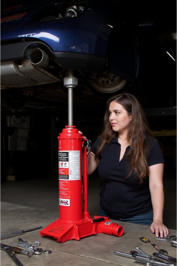 VEVOR Air Hydraulic Bottle Jack Review 21 safety valve ensures reliability