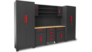 storage cabinet system setup