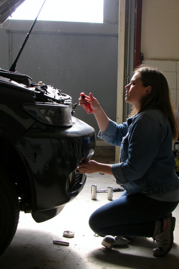 accessing air filter housing