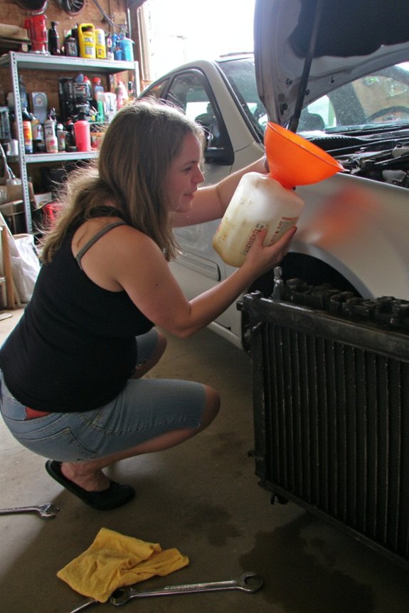 check coolant color regularly