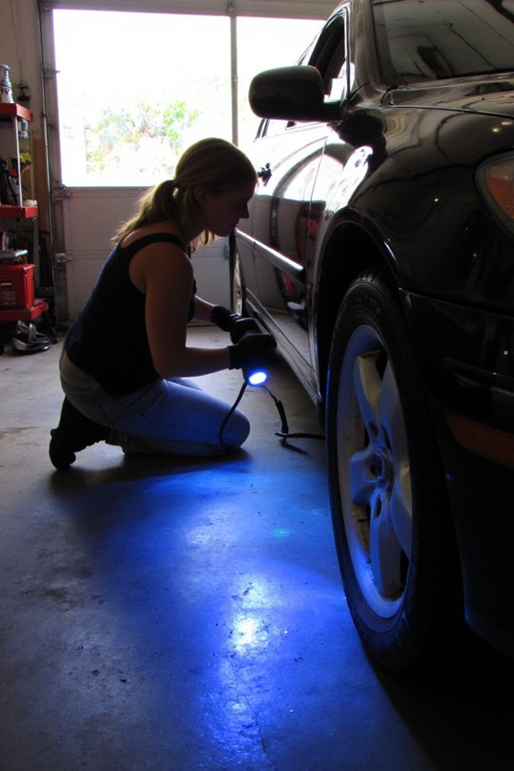 common vehicle fluid leaks