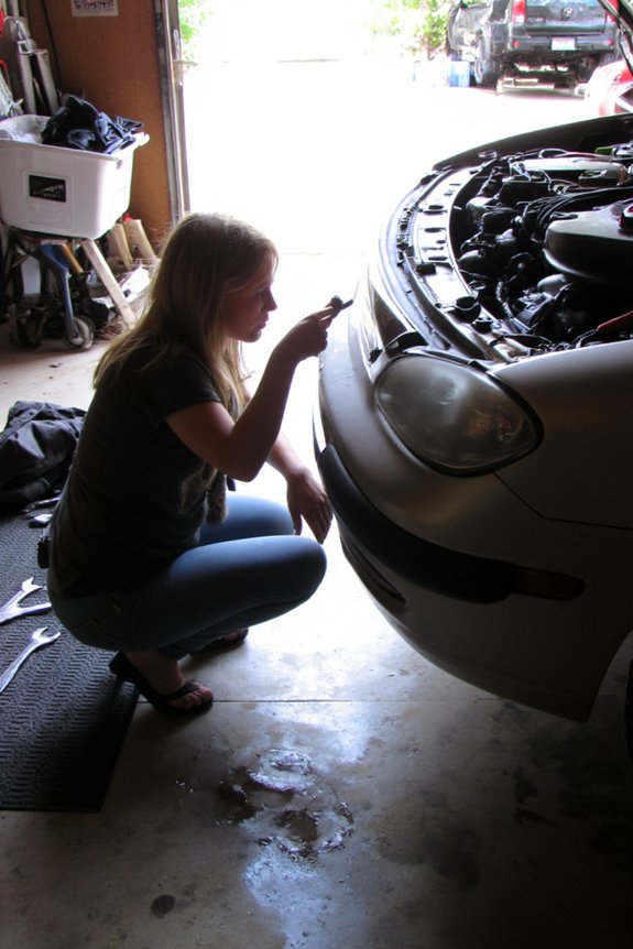 common vehicle oil leak