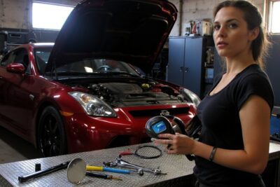 exhaust system inspection process