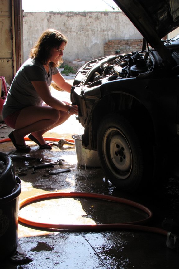 flush coolant system completely