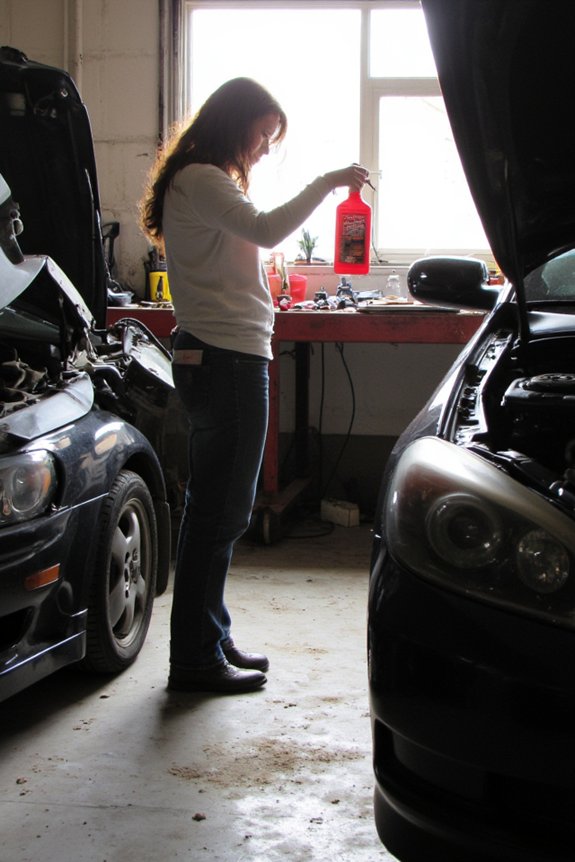 fuel system cleaning indicators