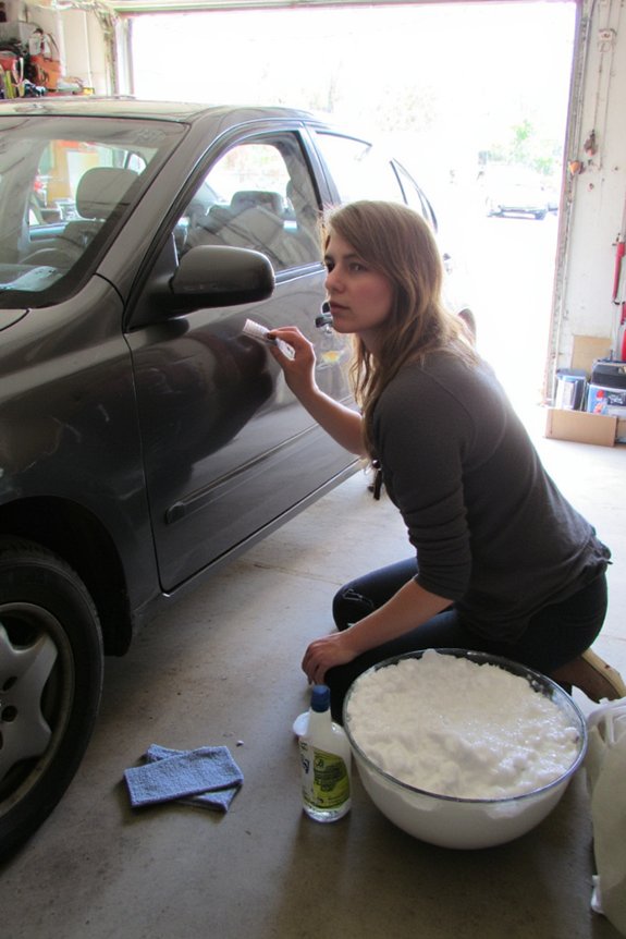 homemade car seat cleaning solutions