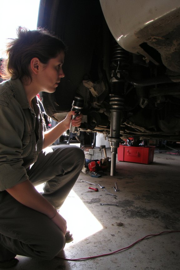 inspect springs for damage