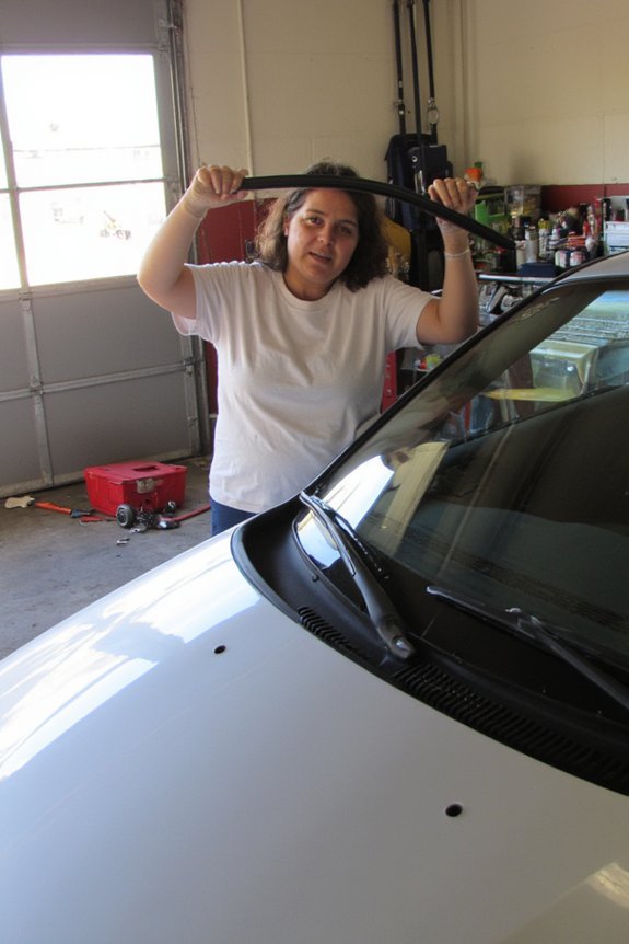 inspect wiper blades monthly