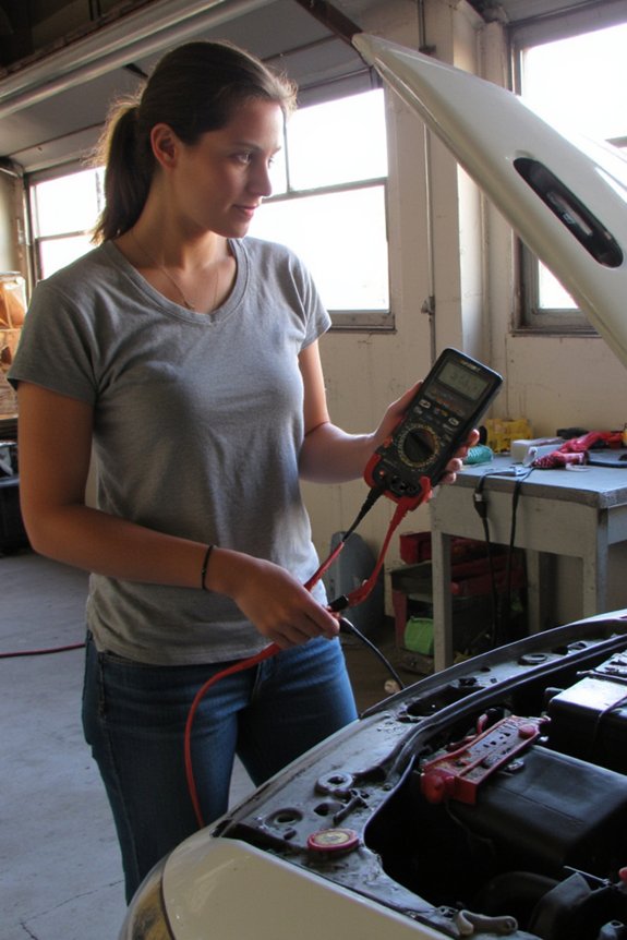measure current draw safely