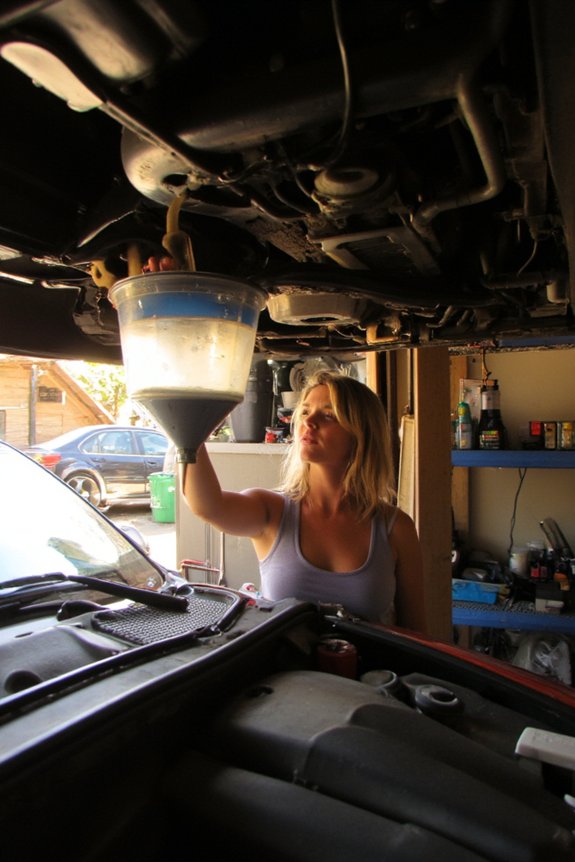 Performance Tool W4078 Oil Drain Container Review 3 oil drain container details