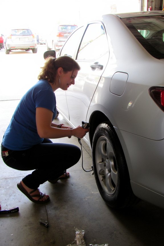 regular tire pressure checks
