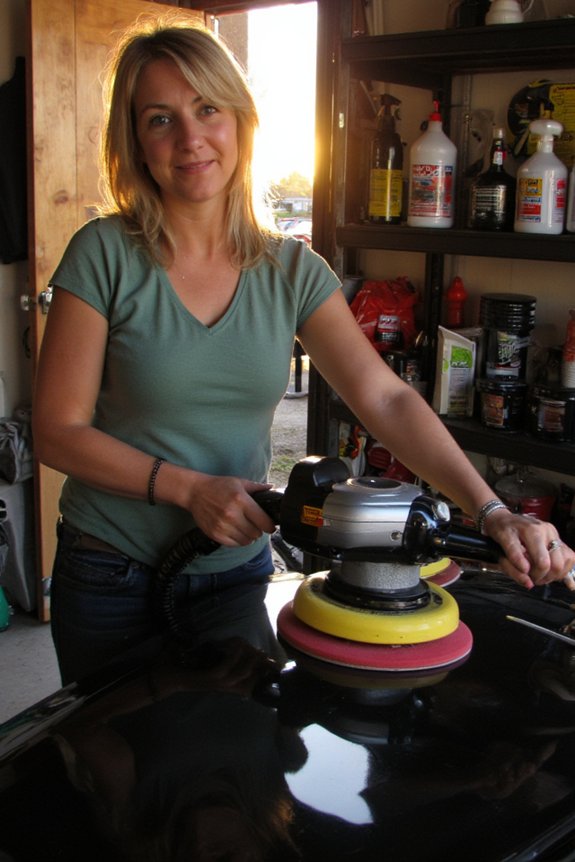 seven specialized polishing pads