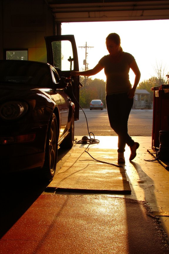 sunlight restores leather mats